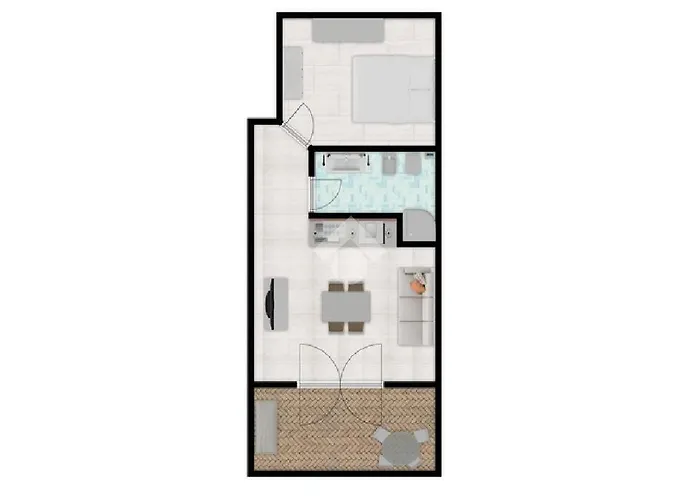 Casa Ichnusa - 1 Bedroom Seaview 公寓 马里内拉